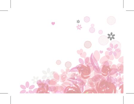 Floral background for your design