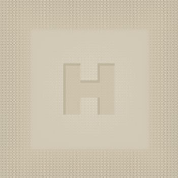 Capital Letter H with Drop Shadow on the Beige Background of Small Letters H, Vector Illustration EPS10, Contains Transparent Objects