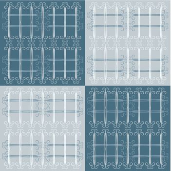 Vector Fabric Style Pattern Design