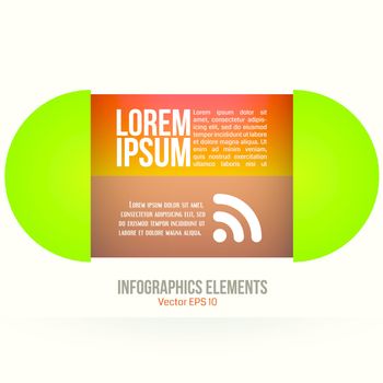 Color vector Design template can be used for infographics, banner or message.