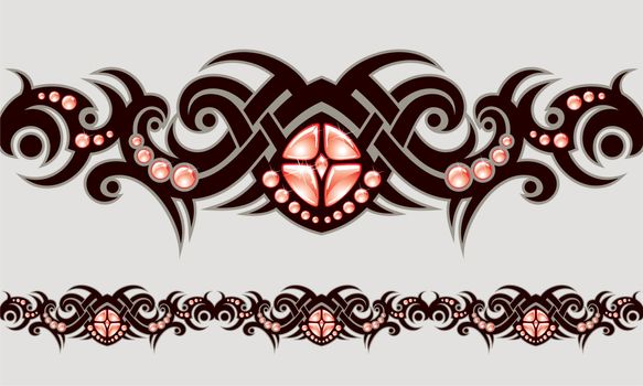 vector ornament In tribal style