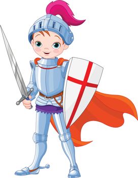 Illustration of little knight