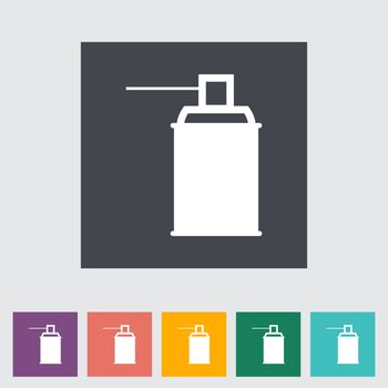 Spray with chemicals. Vector illustration.