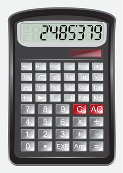Calculator vector, eps 10, Use the calculator to calculate the numbers in mathematics and other work
