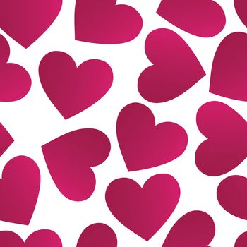 hearts, seamless valentine's day background, eps 10