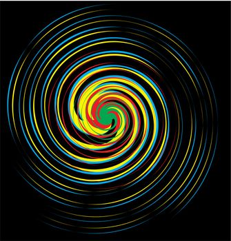 swirl Abstract wave vector art