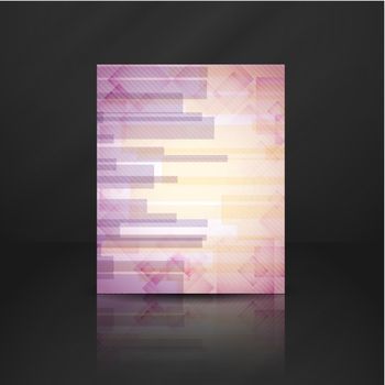 Abstract Pink Rectangle Shapes Background. Vector Illustration. Eps 10.