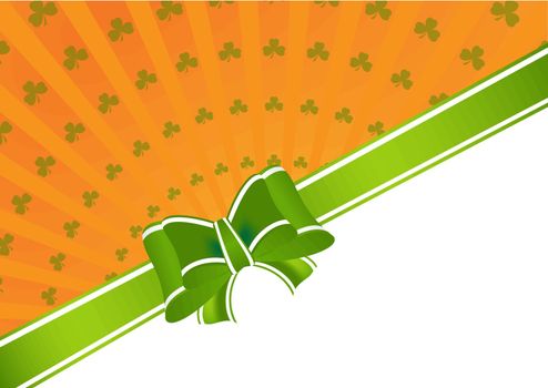 Greeting Card St. Patrick's Day with clover