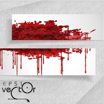 3D Abstract Banners With Place For Your Text. Vector Illustration. Eps 10.