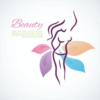 Vector illustration of Beautiful woman eps 10
