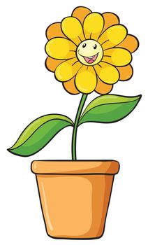 Illustration of a simple flower