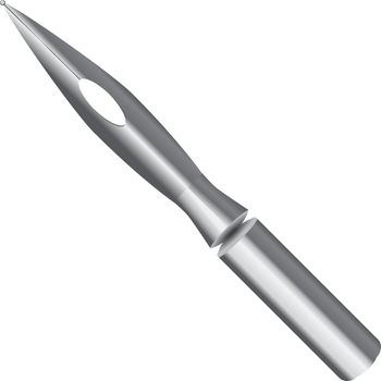 Replacement stylus for ink pen. Vector illustration.