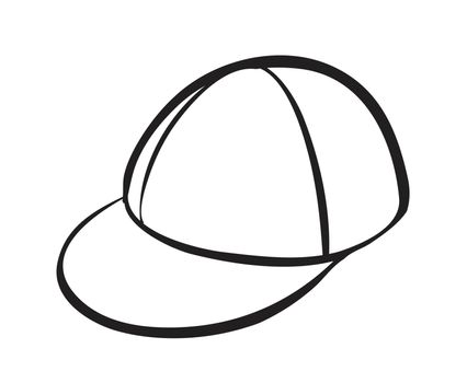 illustration of a cap on a white background