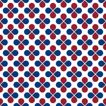 Seamless pattern with abstract shape on white background