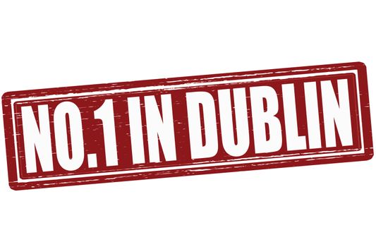 Stamp with text no one in Dublin inside, vector illustration