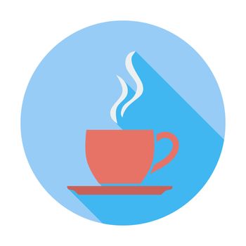 Cafe. Single flat color icon. Vector illustration.