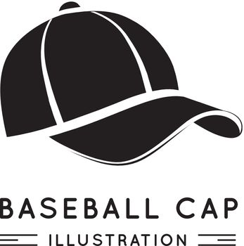 Baseball Cap in Flat Style. Vector illustration