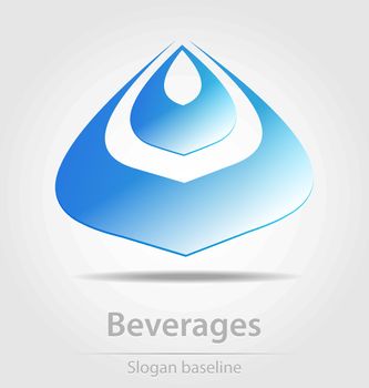 Originally created beverages business icon