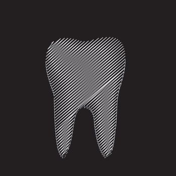 Tooth graphic for dentist