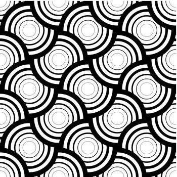 Seamless geometric pattern, simple vector black and white stripes background, accurate, editable and useful background for design or wallpaper.