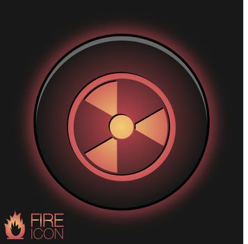 symbol of nuclear danger