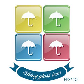 umbrella sign. symbol umbrella. protection from rain and moisture