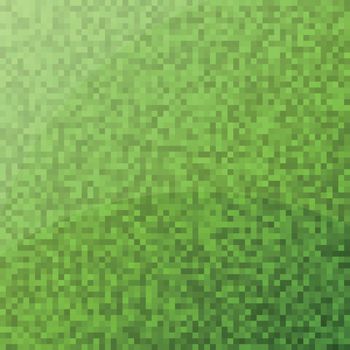 Green clean modern pixel bakground pattern with reflection
