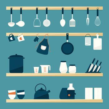 Kitchen utensils icons