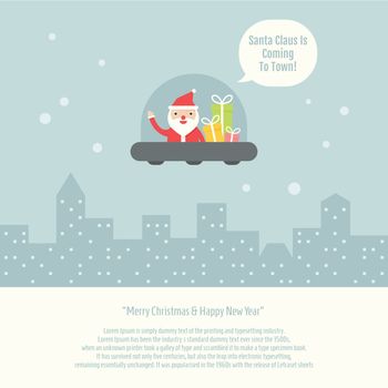 Christmas Greeting Card, vector EPS10