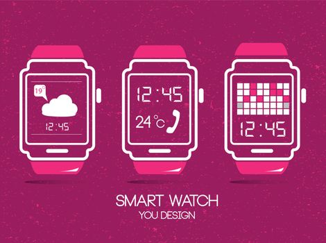 Smart watch concept style  trend