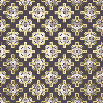 Perfect graphical seamless pattern. Geometrical texture made in vector. Unique background for invitations, cards, websites.