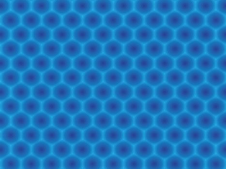 Blue circular cell hypnotic scalable pattern wallpaper