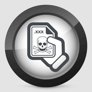 Infected file icon