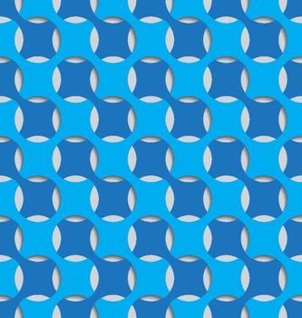 Blue seamless abstract background tile for creative design