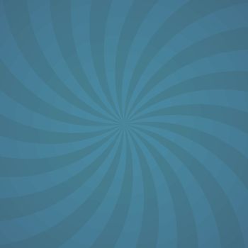 blue color swirl burst background. Vector illustration