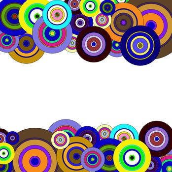 circles  colorful pattern, Eps10. vector