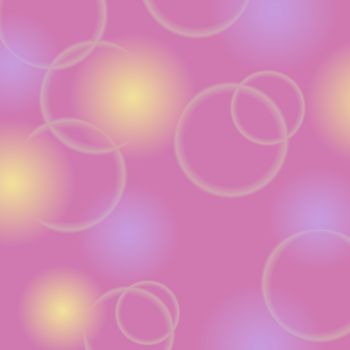 Pink Bubble Background. Pink Circle Texture for Your Design.