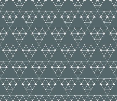 Abstract triangle connection concept seamless background. Vector illustration