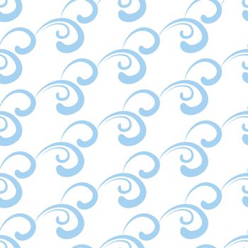 Vector seamless white background with a repeating pattern