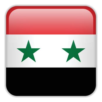 Vector - Syria Flag Smartphone Application Square Buttons