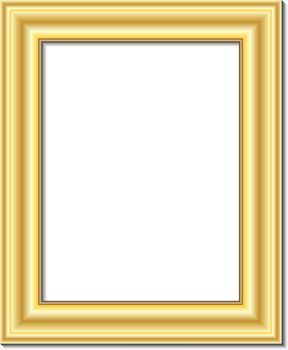 frame for painting or picture on white background vector eps 10