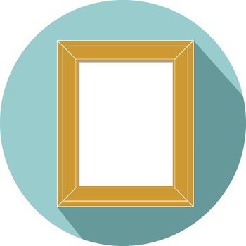 frame for painting or picture on white background vector eps 10