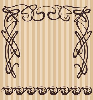 vector decorative items and scope in modern style