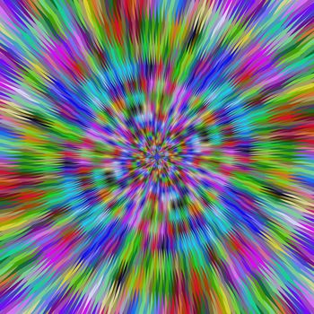 Hypnotic vibrant colors - computer generated abstract background