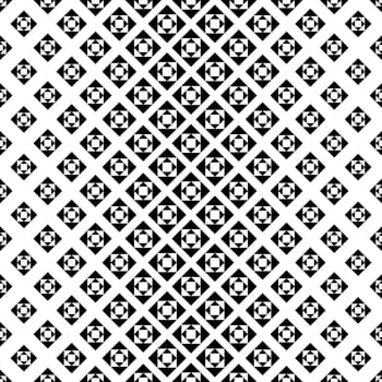 Monochrome repeating geometric pattern