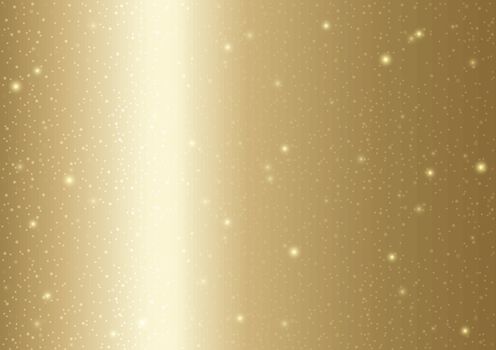 Gold Textured Background - Grainy Pattern with Glittering, Vector Illustration