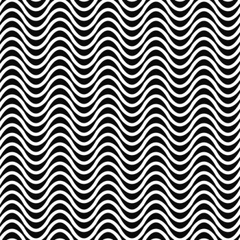 Repeating abstract monochrome wave vector pattern background
