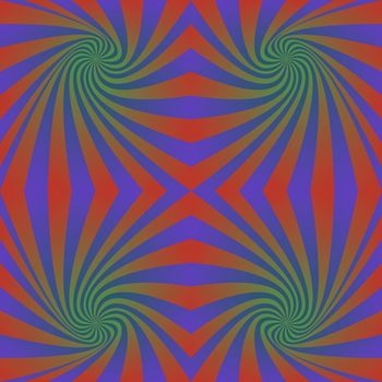 Seamless abstract hypnotic swirl pattern design background