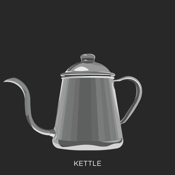 Pour Over Brewing Kettle, Gooseneck Kettle, offer the degree of flow control by crafted pouring spout.