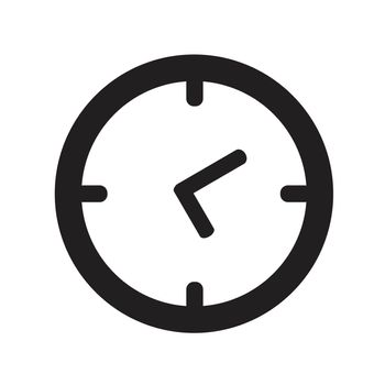 vector black clocks icon Vector